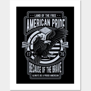 American Pride Posters and Art